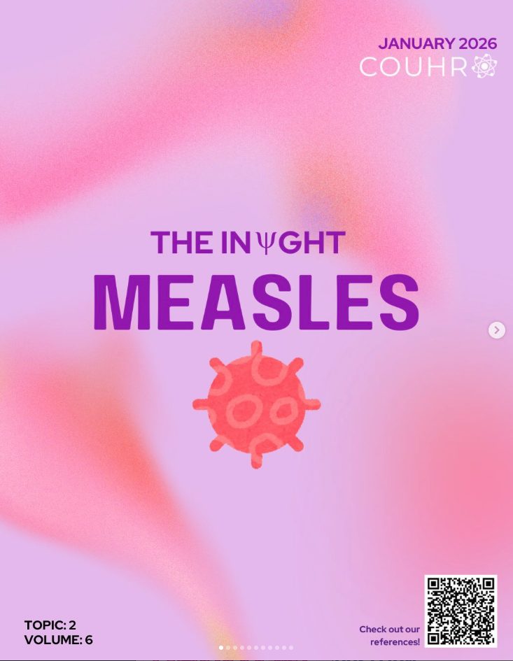 The Insight newsletter, measles topic, January 2026